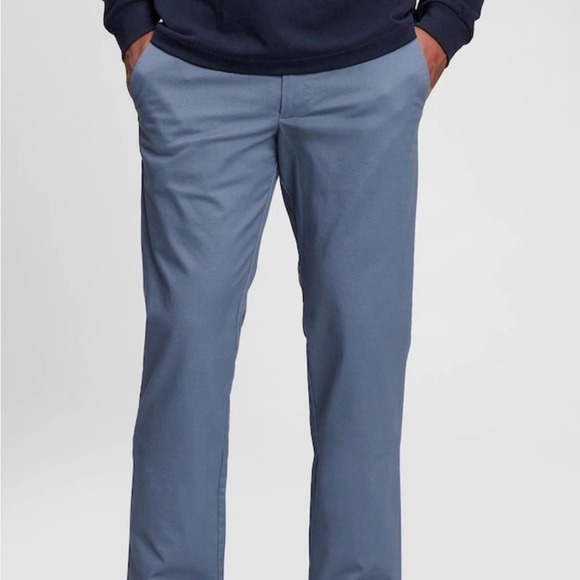 Modern Khakis in Straight Fit with GapFlex blue pearl SZ 38/30 - Picture 1 of 5